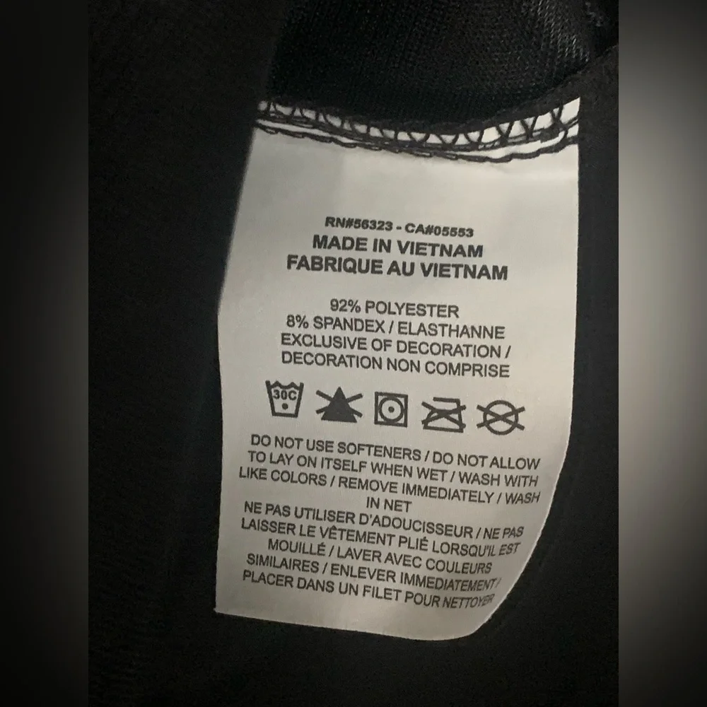 Nike Air Womens Black Satin Crop Zip Up Active Track Jacket NWOT Size Small - Picture 9 of 13